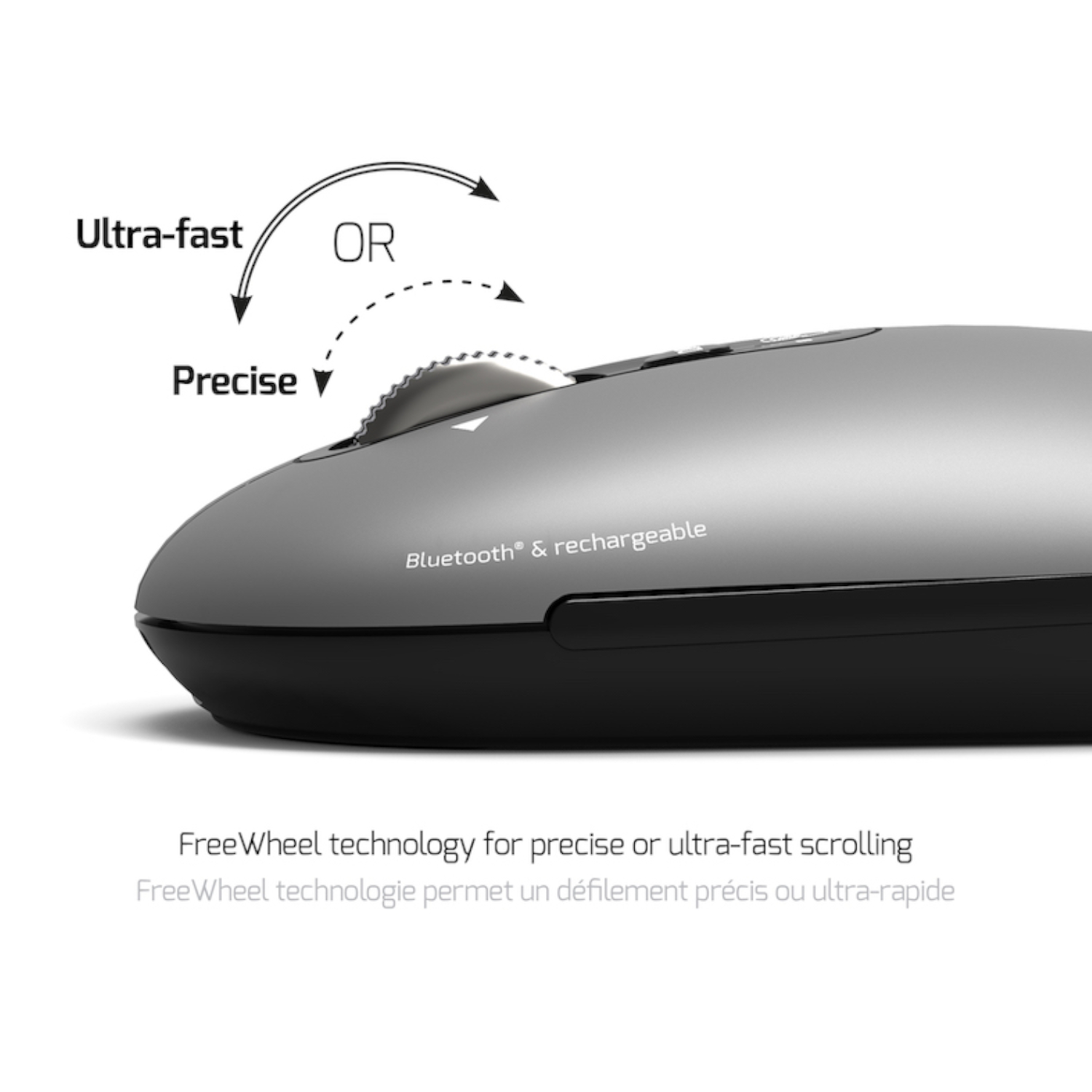 Port Connect PURE Bluetooth Rechargeable Mouse