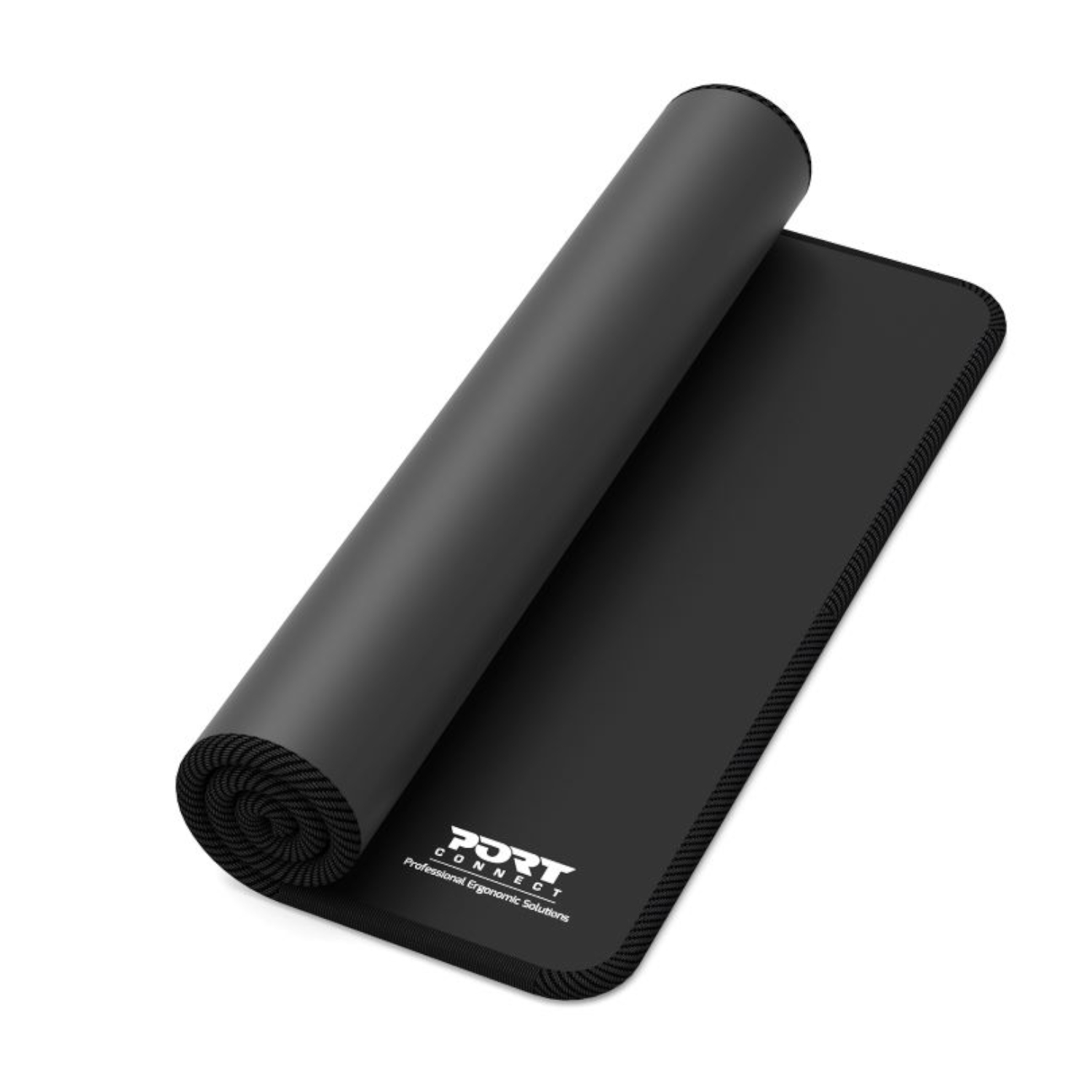 Port Connect Professional Desk Pad – Black (300 x 700mm)