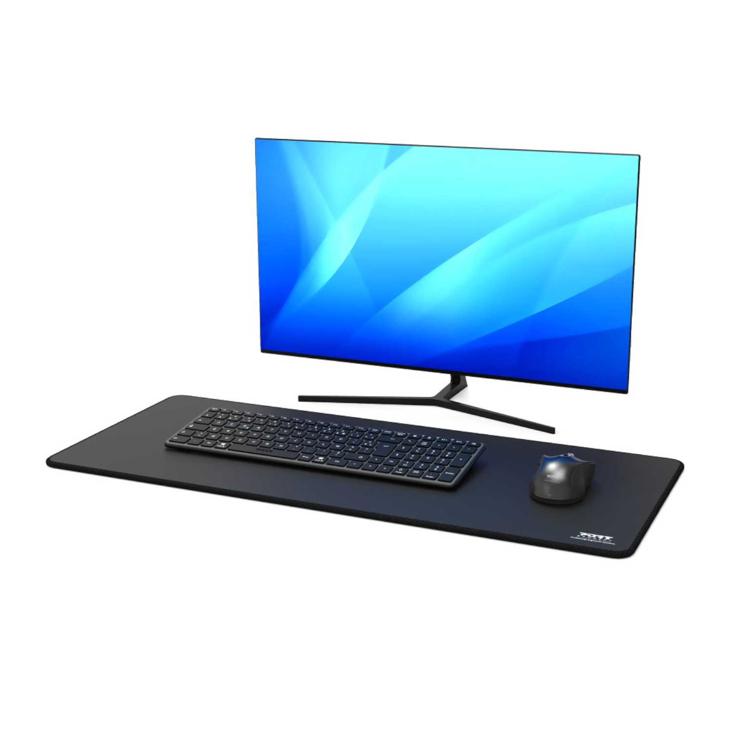 Port Connect Professional Desk Pad – Black (300 x 700mm)
