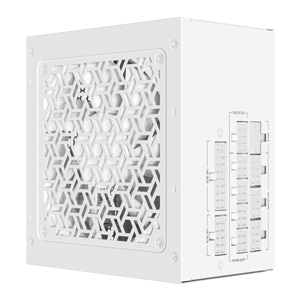 Antec GSK 850W GEN5 ATX3.1 and PCIE5.1 80 Plus Gold Fully Modular White
