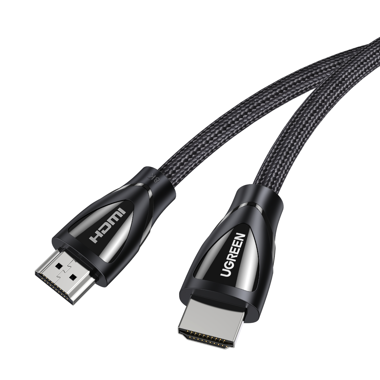 UGREEN HDMI 2.1 Male to Male Cable 2M (8K@60Hz | 4K@120Hz) – Black