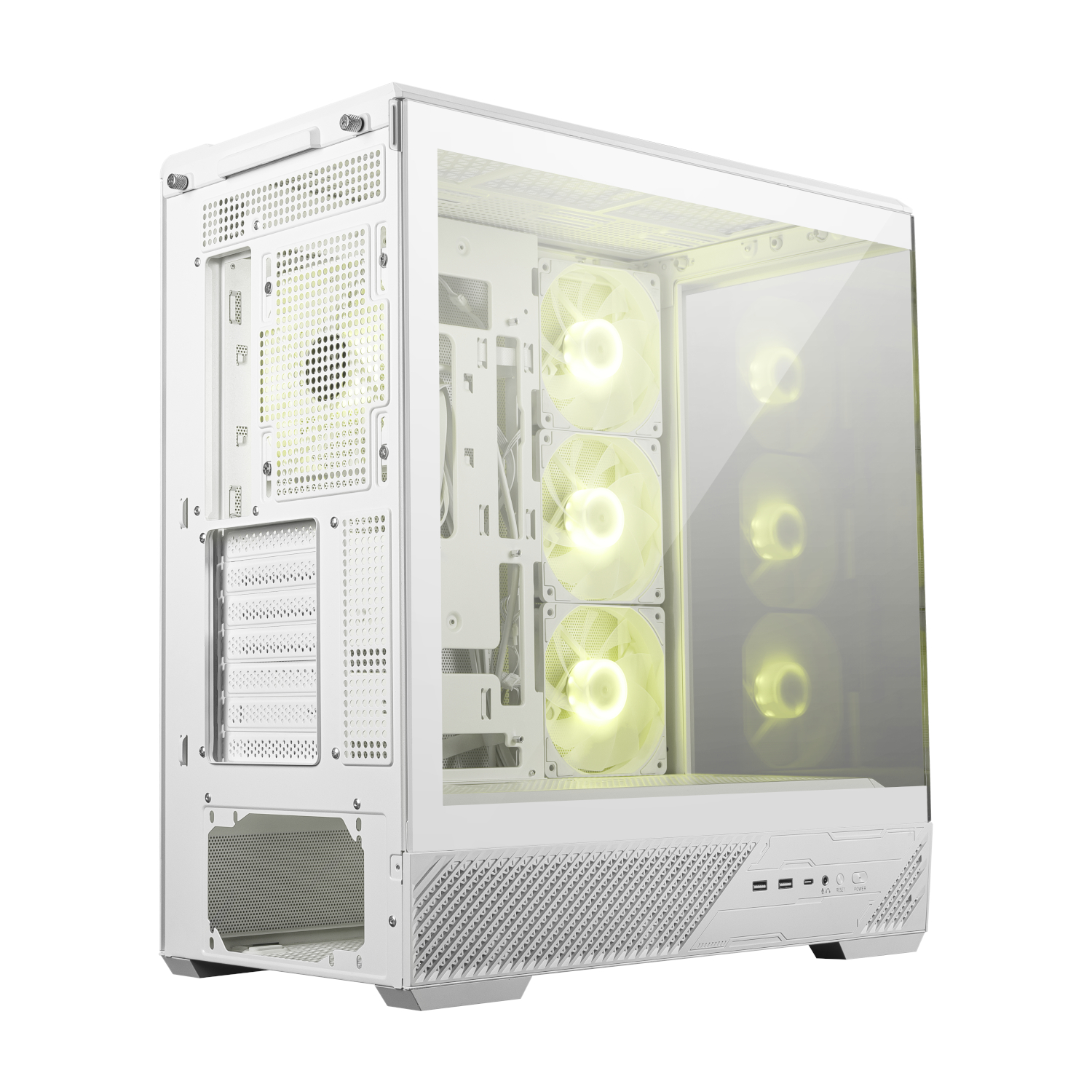 MSI MAG PANO 130R PZ ATX Gaming Chassis – White