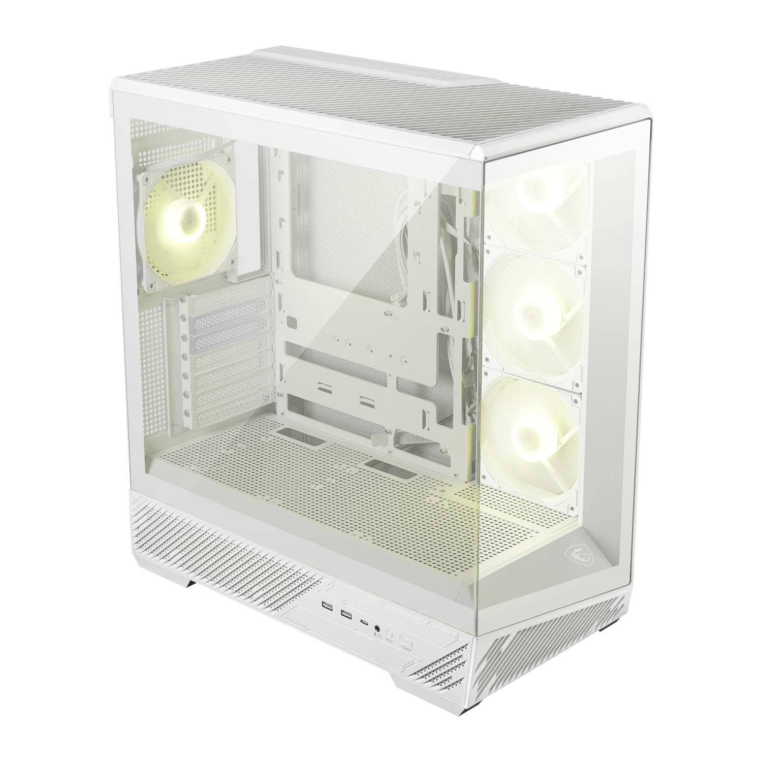 MSI MAG PANO 130R PZ ATX Gaming Chassis – White