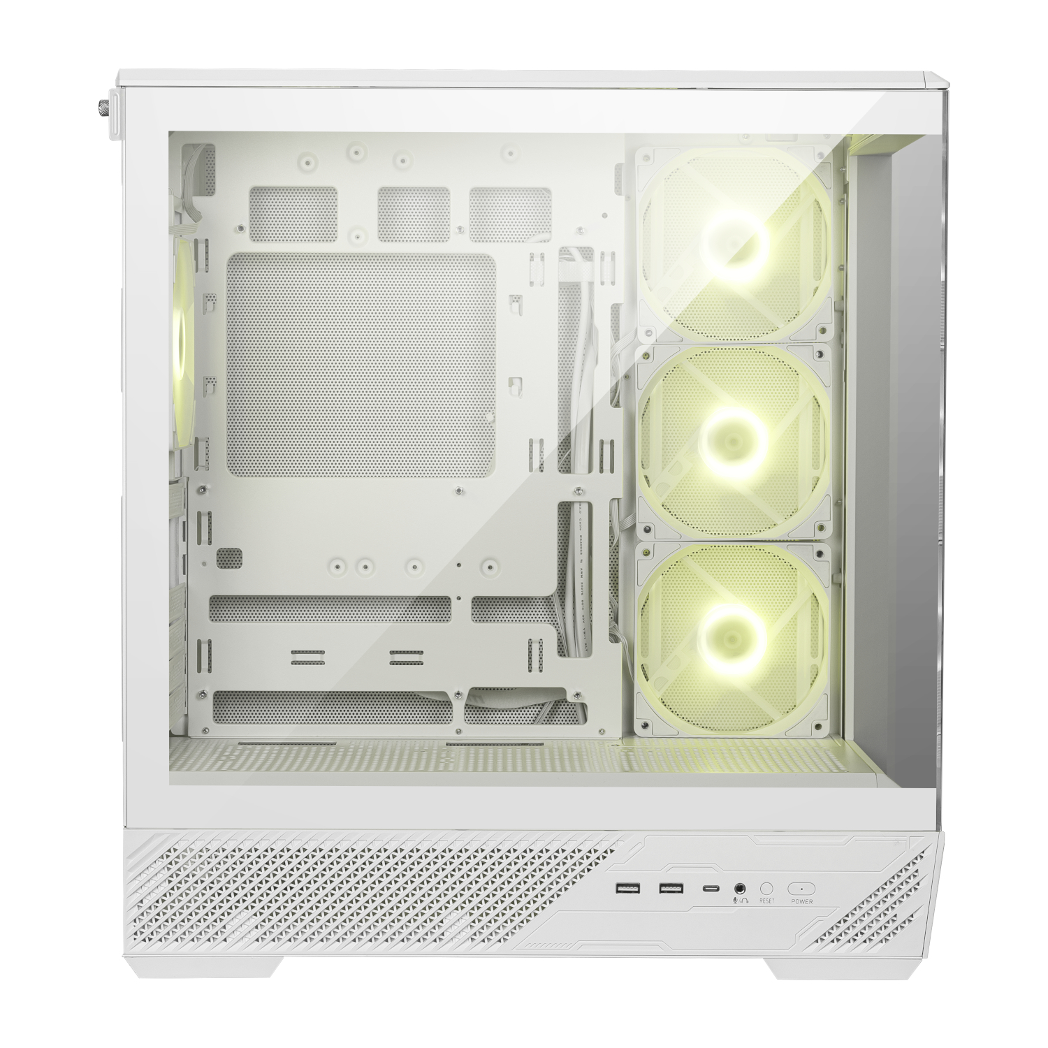 MSI MAG PANO 130R PZ ATX Gaming Chassis – White