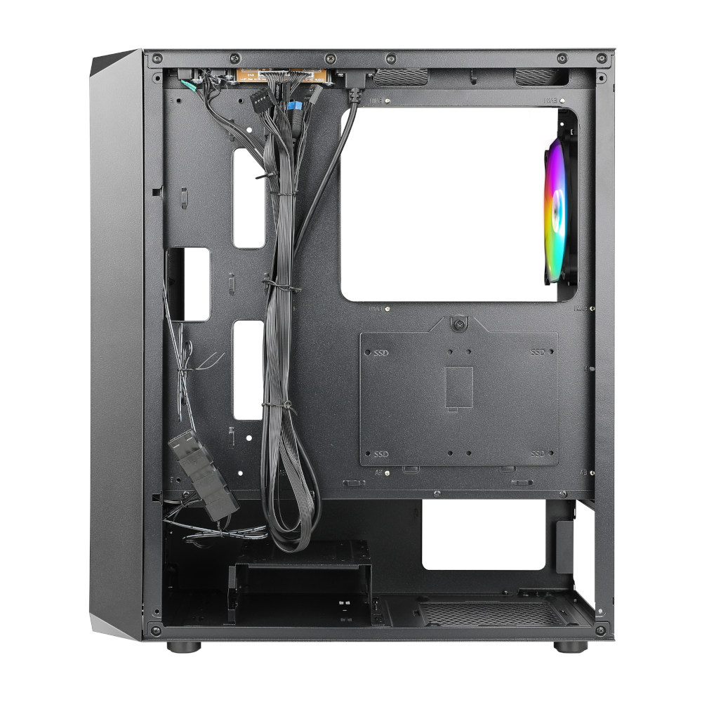 Antec NX292 ATX | Micro-ATX | ITX ARGB Mid-Tower Gaming Chassis – Black