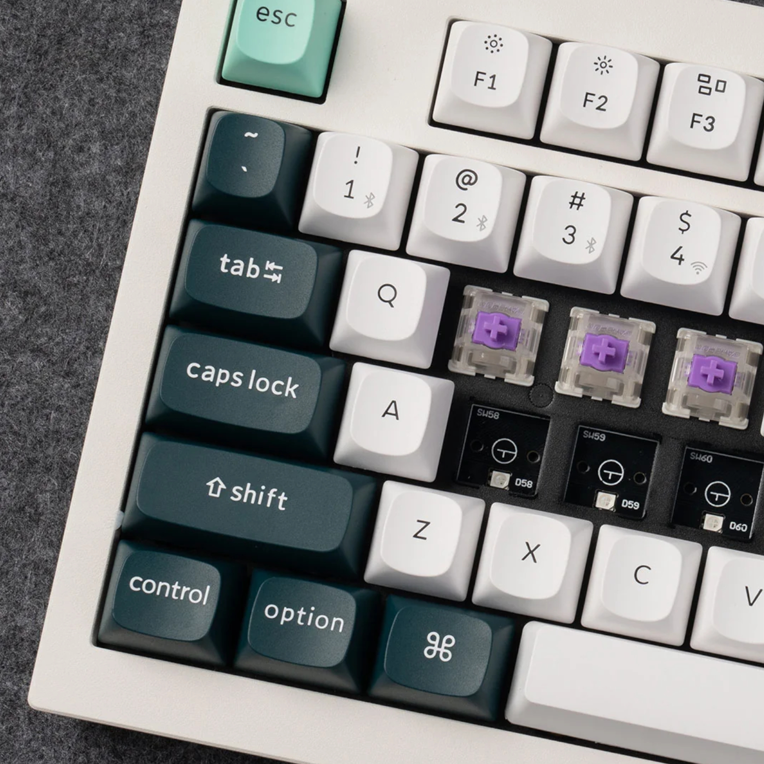 Keychron Q3 HE QMK 80% Wireless Custom Mechanical Keyboard (Nebula Switch) – Shell White