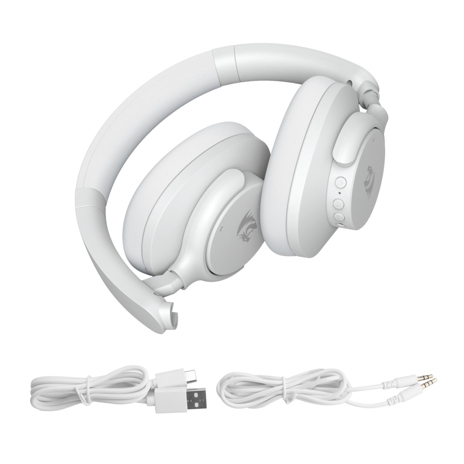 Redragon H610 VIBECORE ANC Bluetooth Wireless Over-ear Headphones – White