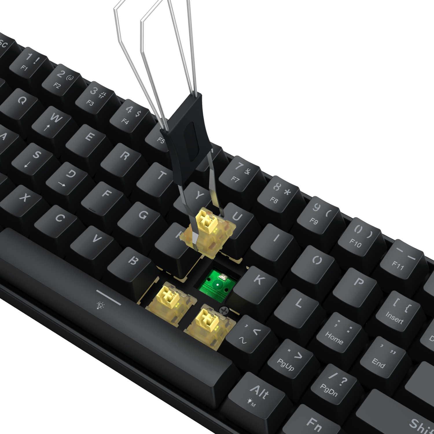 Redragon FIZZ Magnetic Plus 60% RGB Gaming Keyboard – Black