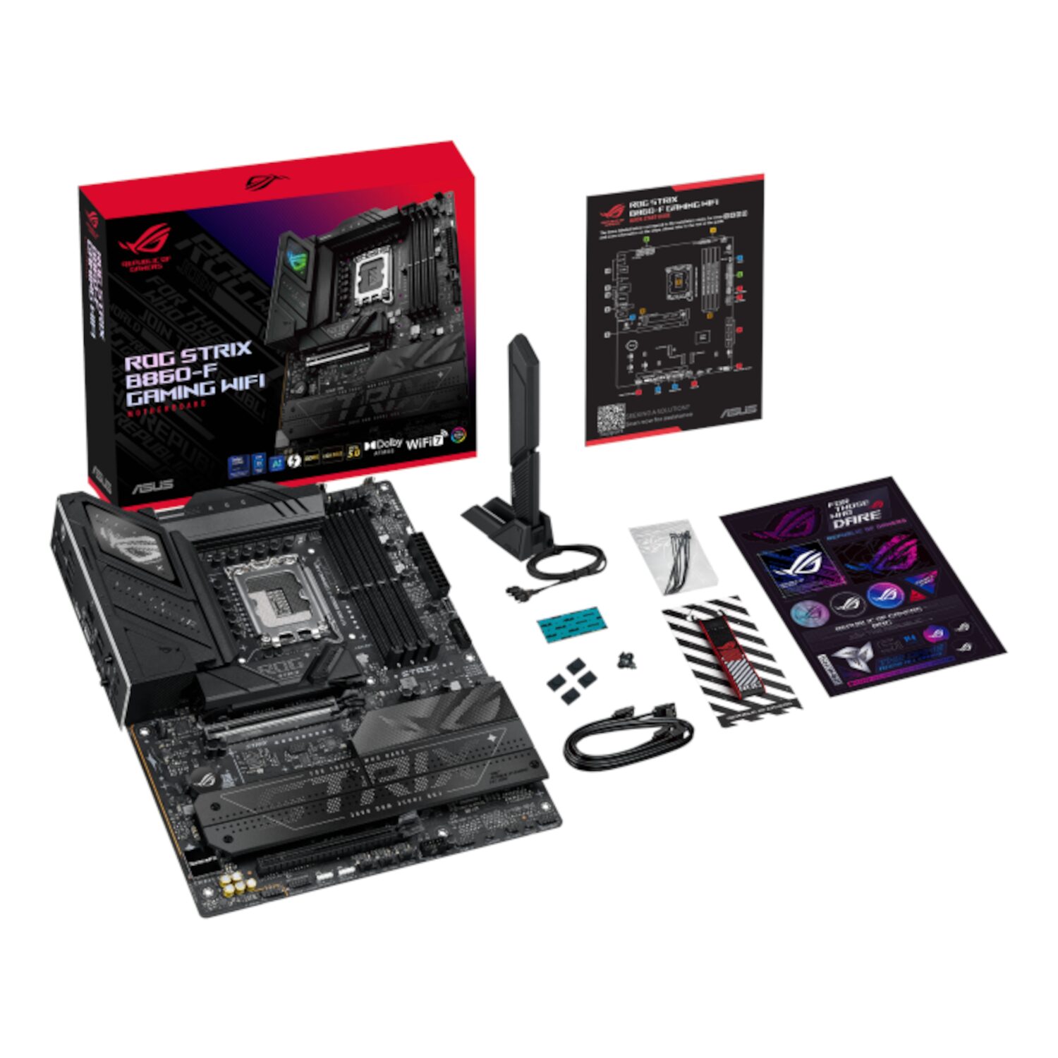 Asus ROG STRIX B860-F Gaming Wi-Fi Motherboard – Intel LGA1851