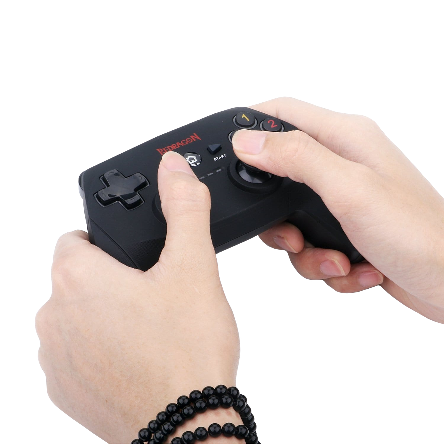 Redragon HARROW Wireless X/D-input(Digital/Analog) PC Controller – Black