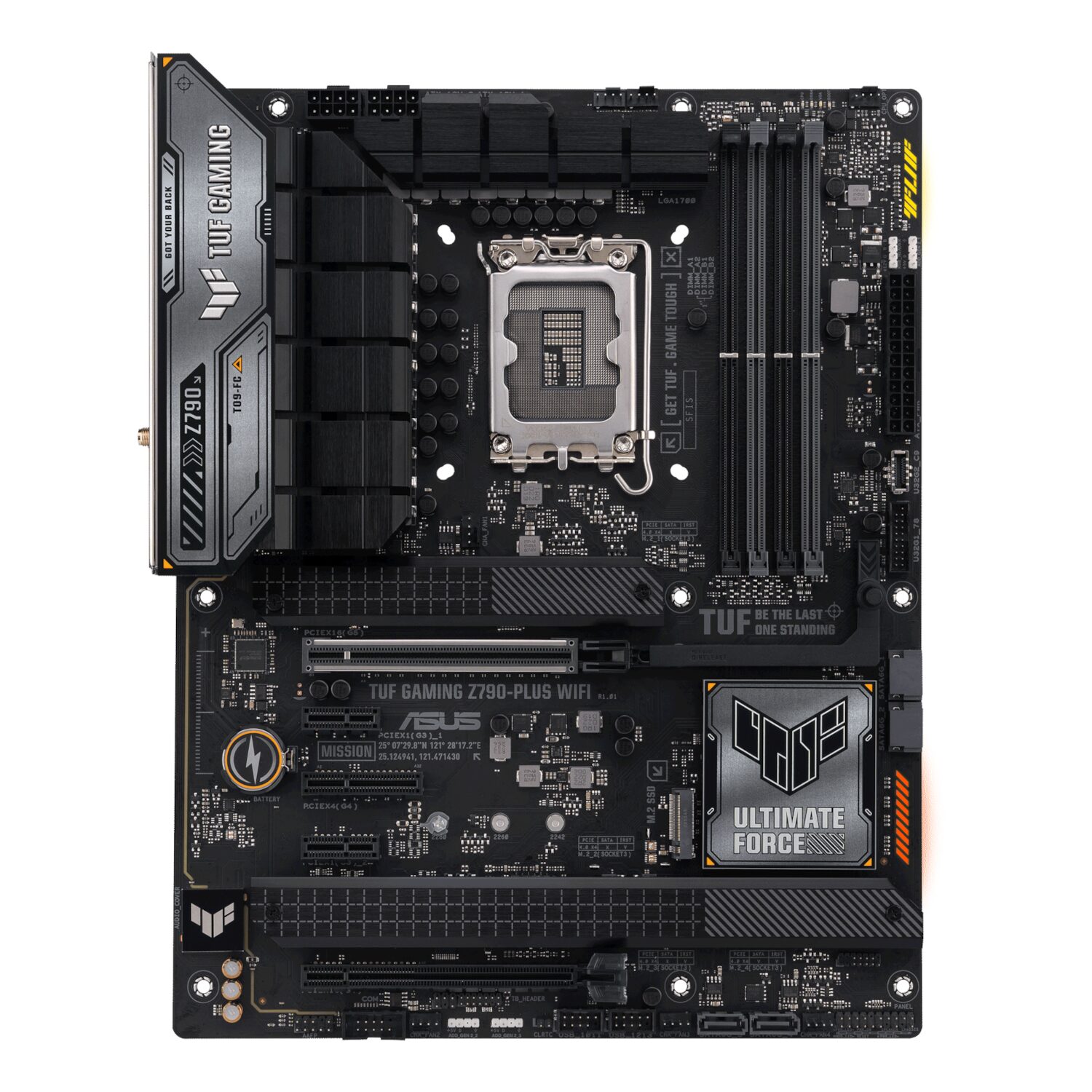 Asus TUF Gaming Z790-Plus Wi-Fi ATX Motherboard – Intel LGA1700, DDR5, PCIe 5.0. Wi-Fi 6E
